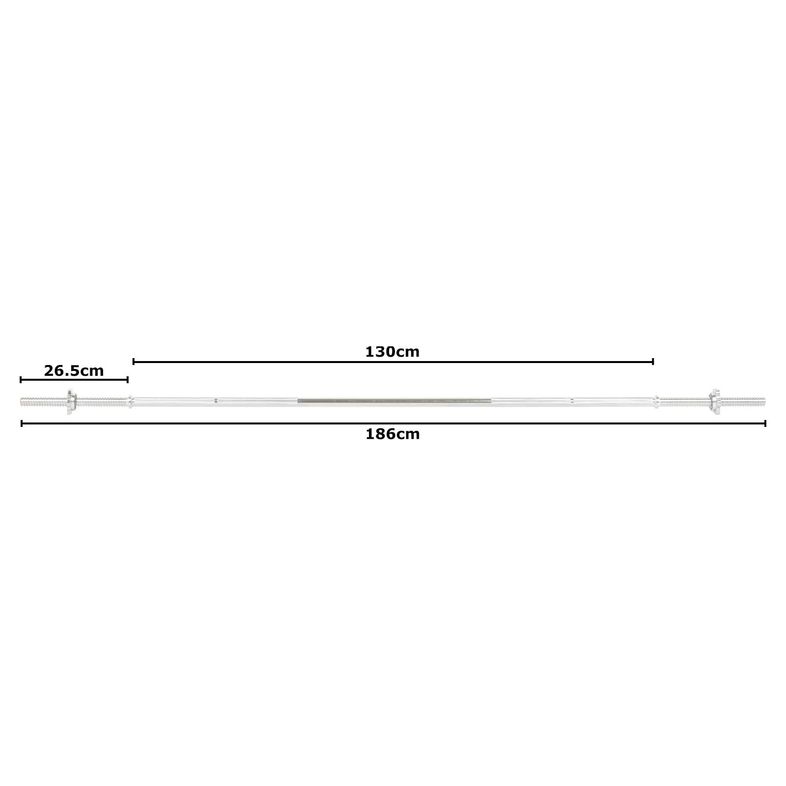 MiraFit Barres Haltere Olympique avec Collier