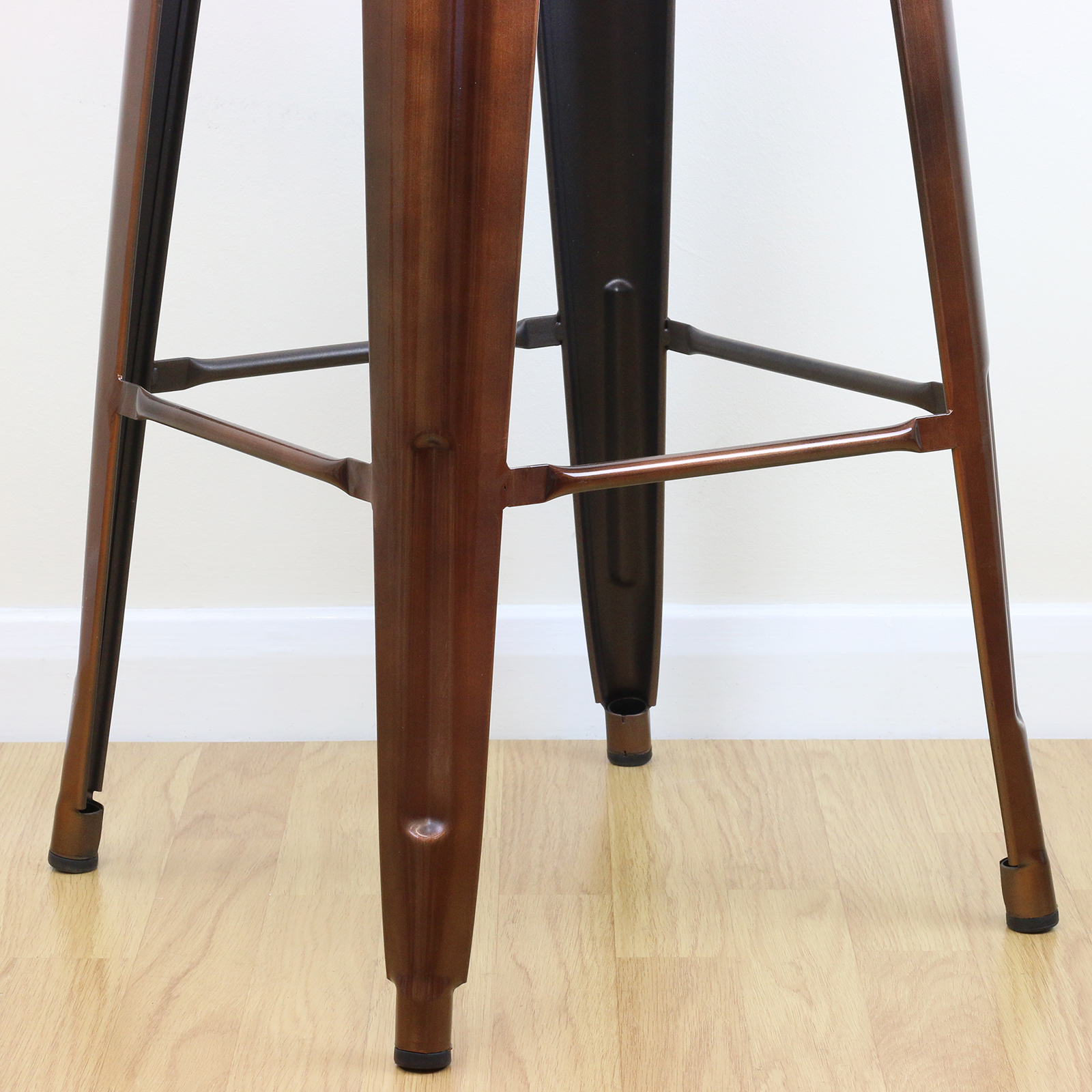 Copper Stools /& Back Rests Industrial//Metal Breakfast Bar//Cafe//Bistro SALE #453