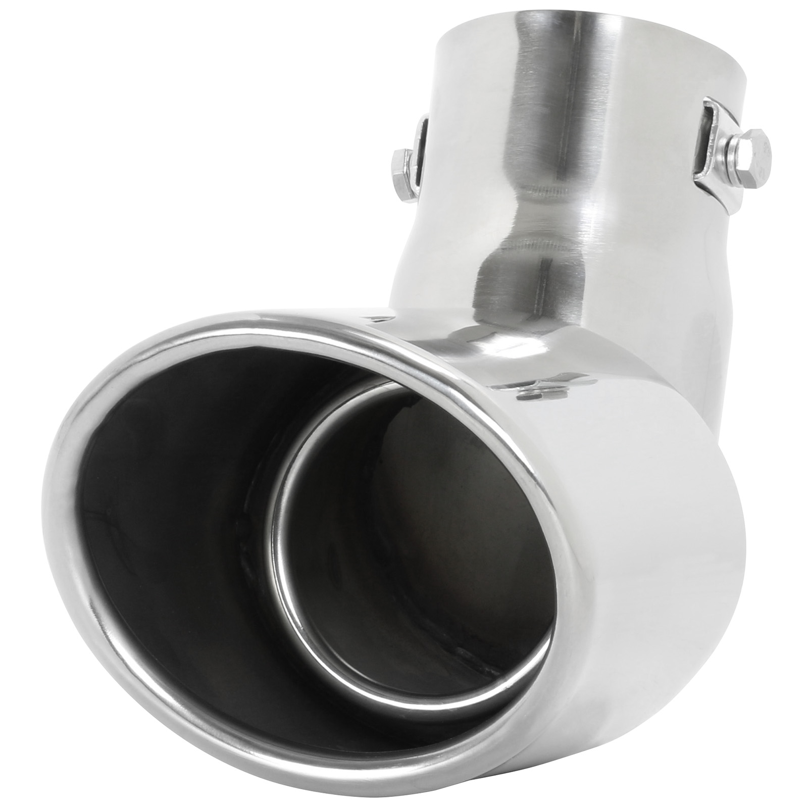 SALE STAINLESS STEEL DROP DOWN CAR EXHAUST TAIL PIPE TRIM/TIP DIESEL