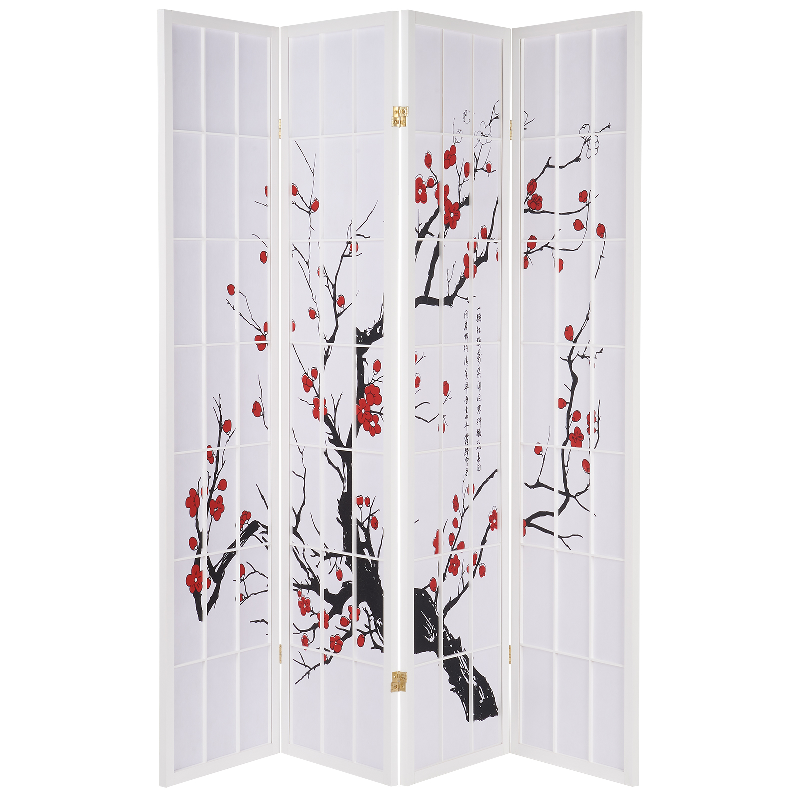 Hartleys 4 Panel Japanese Room Divider Cherry Blossom vrogue.co