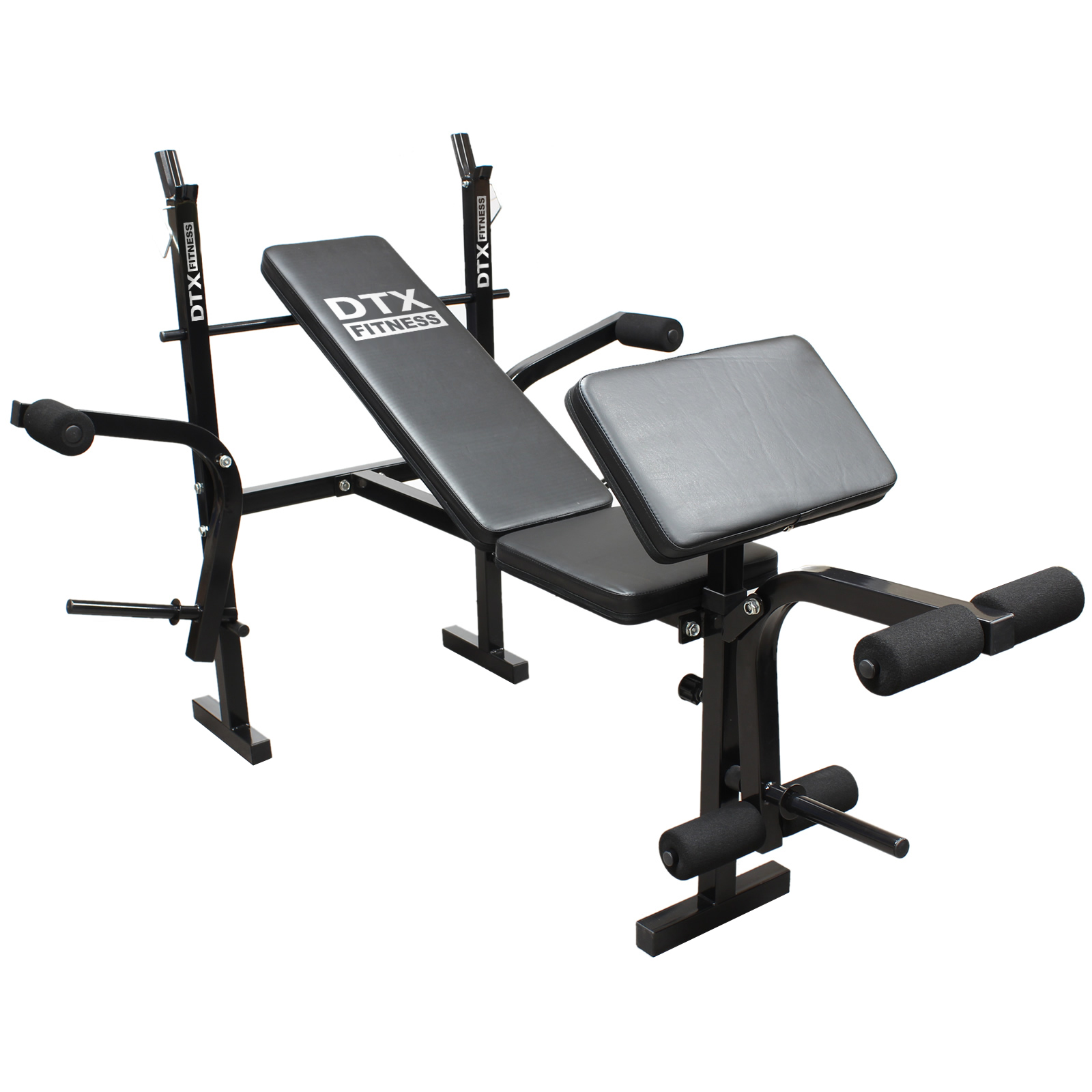 DTX Fitness Weights Bench Multi Gym Dumbell Workout Leg