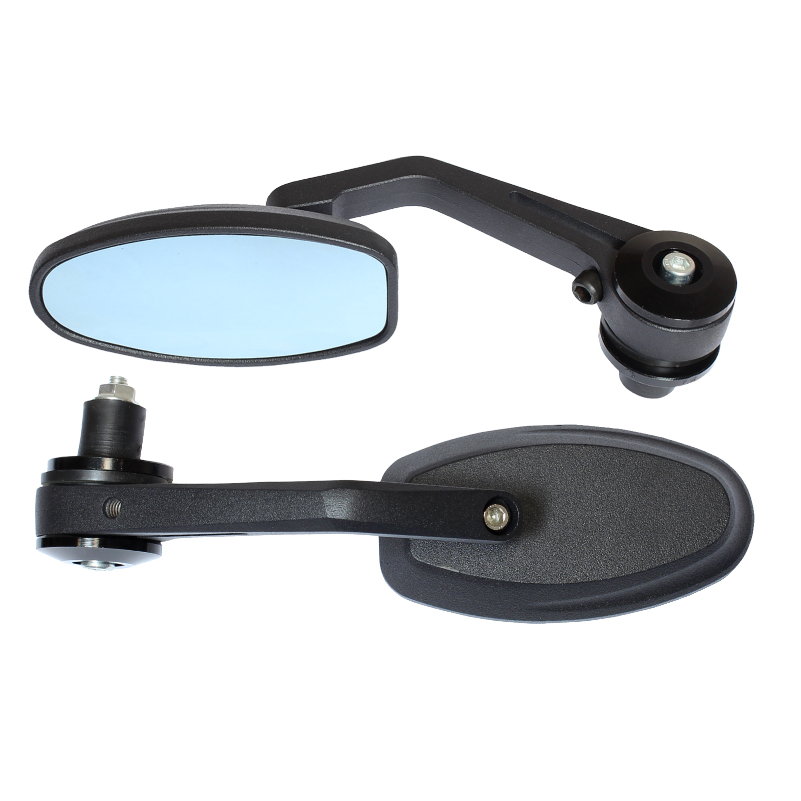 RYDE 13MM BLACK UNIVERSAL MOTORCYCLE 22MM/7/8" BAR END MIRRORS