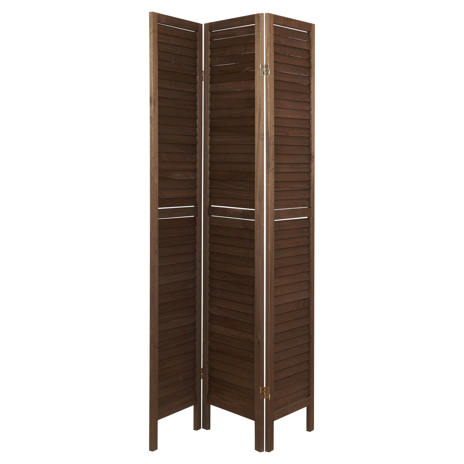 WOODEN SLAT ROOM DIVIDER PRIVACY SCREEN/PARTITION/BLIND WIDE SHABBY