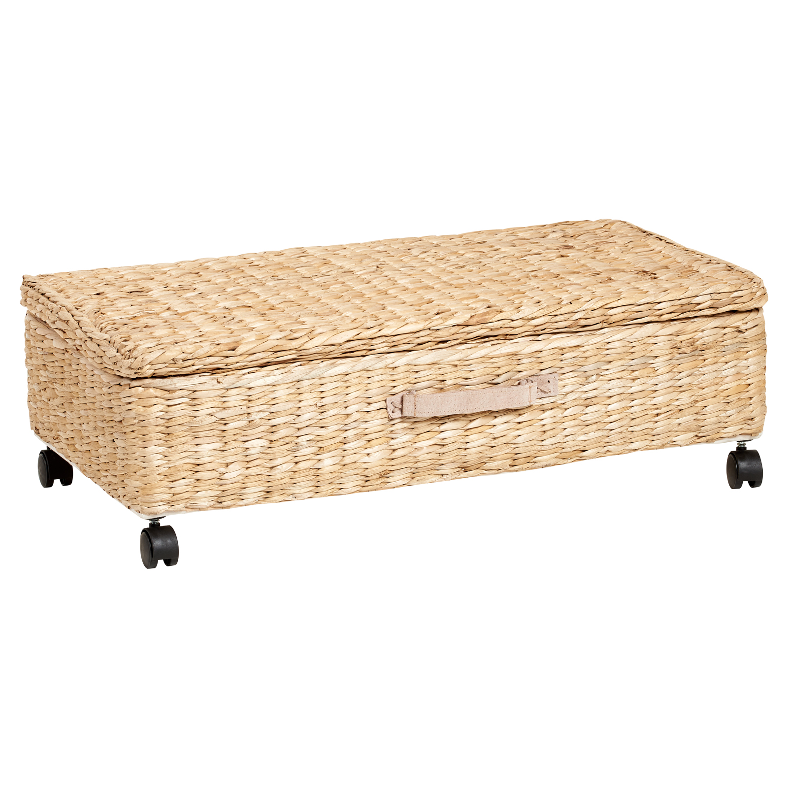 LARGE UNDER BED STORAGE BOX/TRUNK WHEELED UNDERBED SHOE/BEDDING/BLANKET