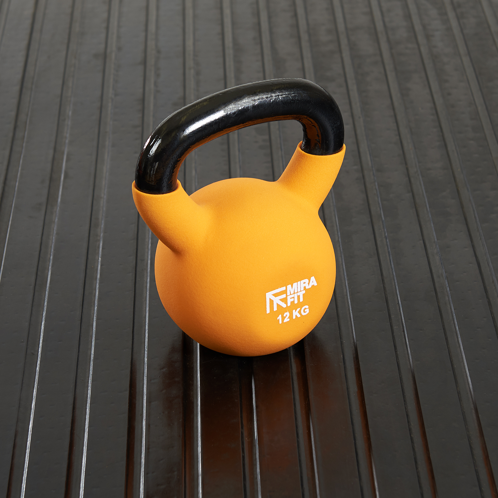 Mirafit Soft Touch Cast Iron Kettlebell Weight Gym Training/Lifting