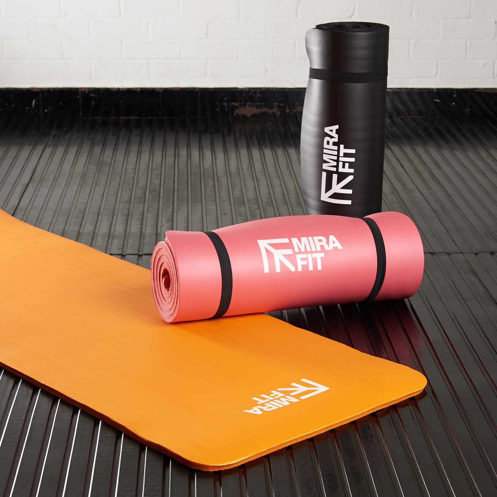 Mirafit 15mm Yoga/Fitness Exercise/Workout Floor Mat Gym Class/Pilates