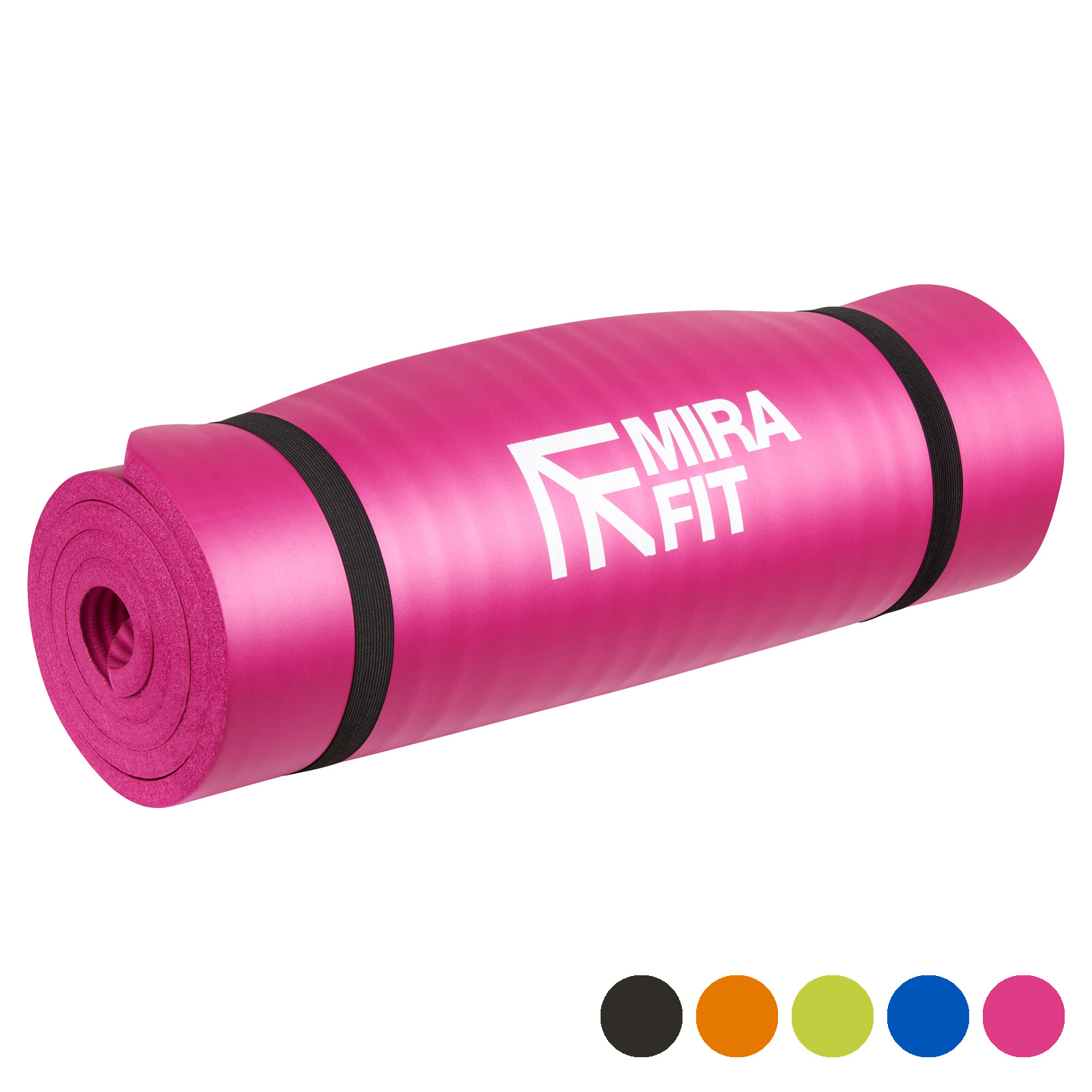 Mirafit 15mm Yoga Fitness Exercise Workout Floor Mat Gym Class