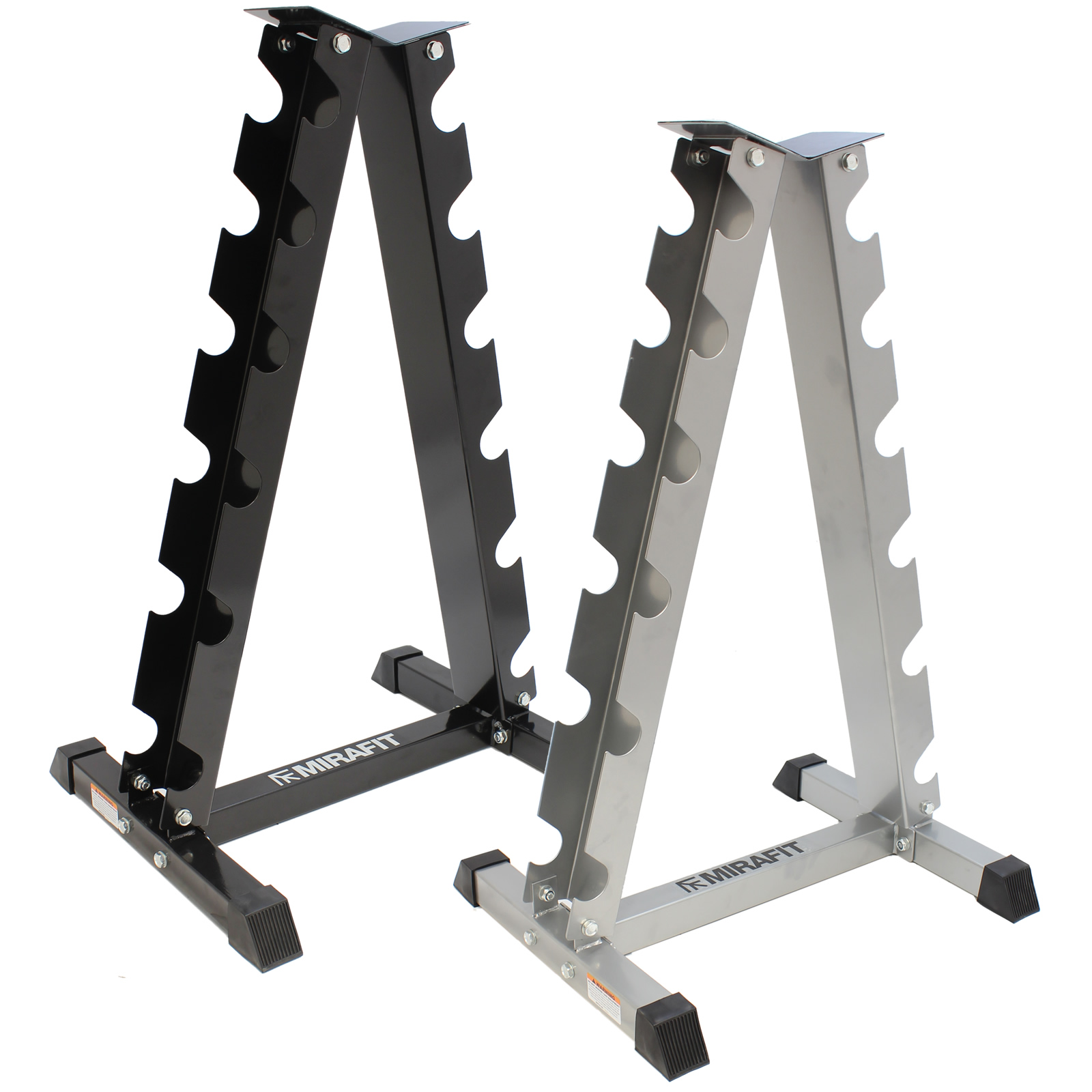 MIRAFIT Vertical Dumbbell Hex Weight Stand Gym Storage Rack/Tree/Holder ...