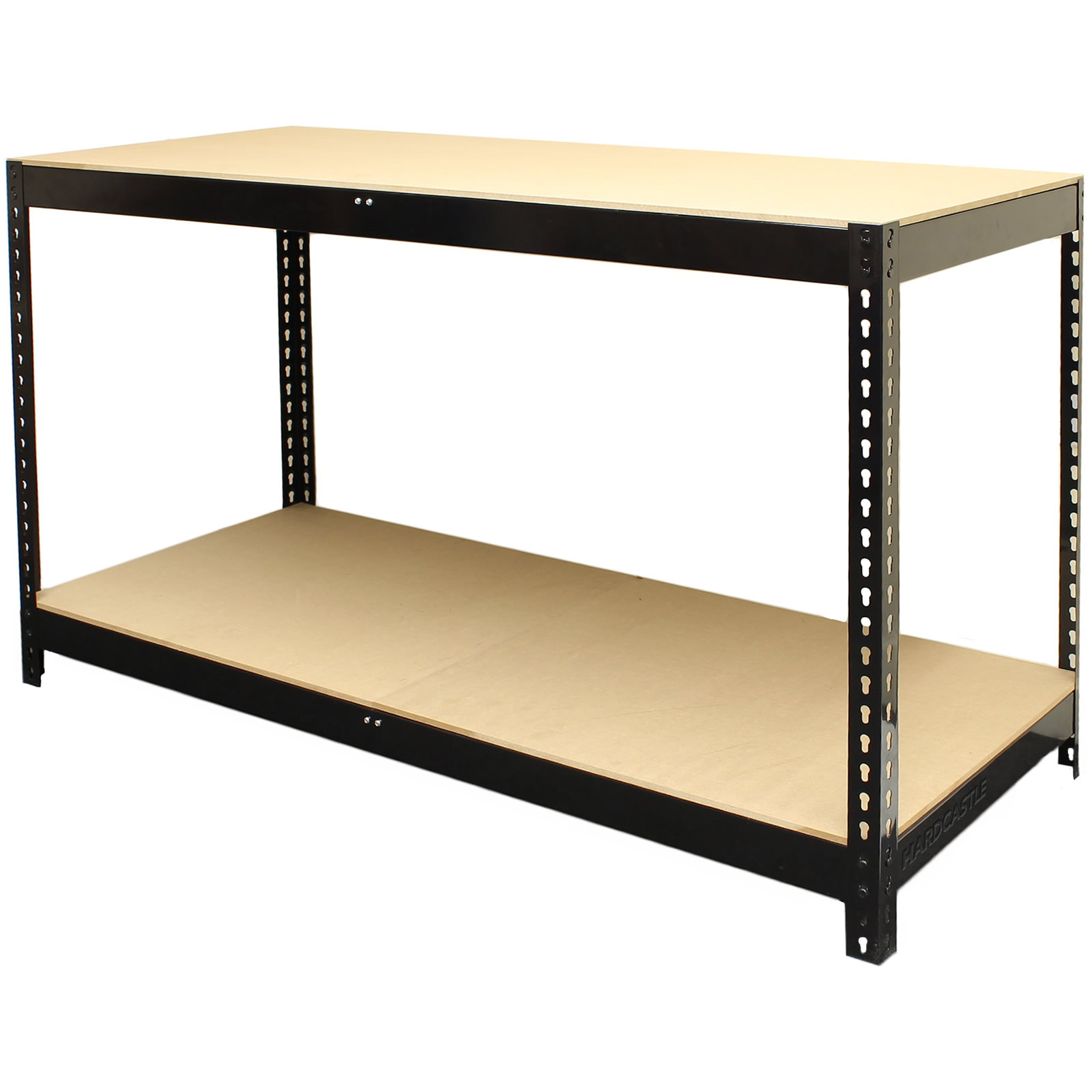 Hardcastle Black Steel Garage/Warehouse Workbench Table Boltless Work ...