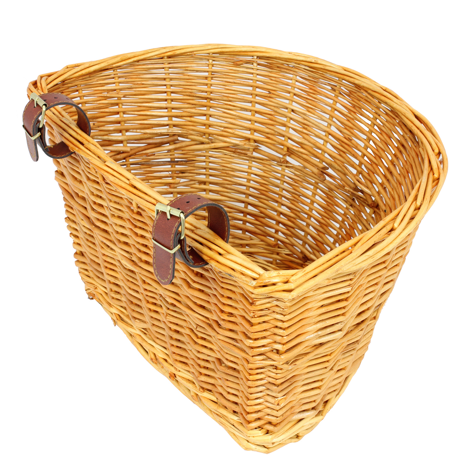wicker bicycle basket