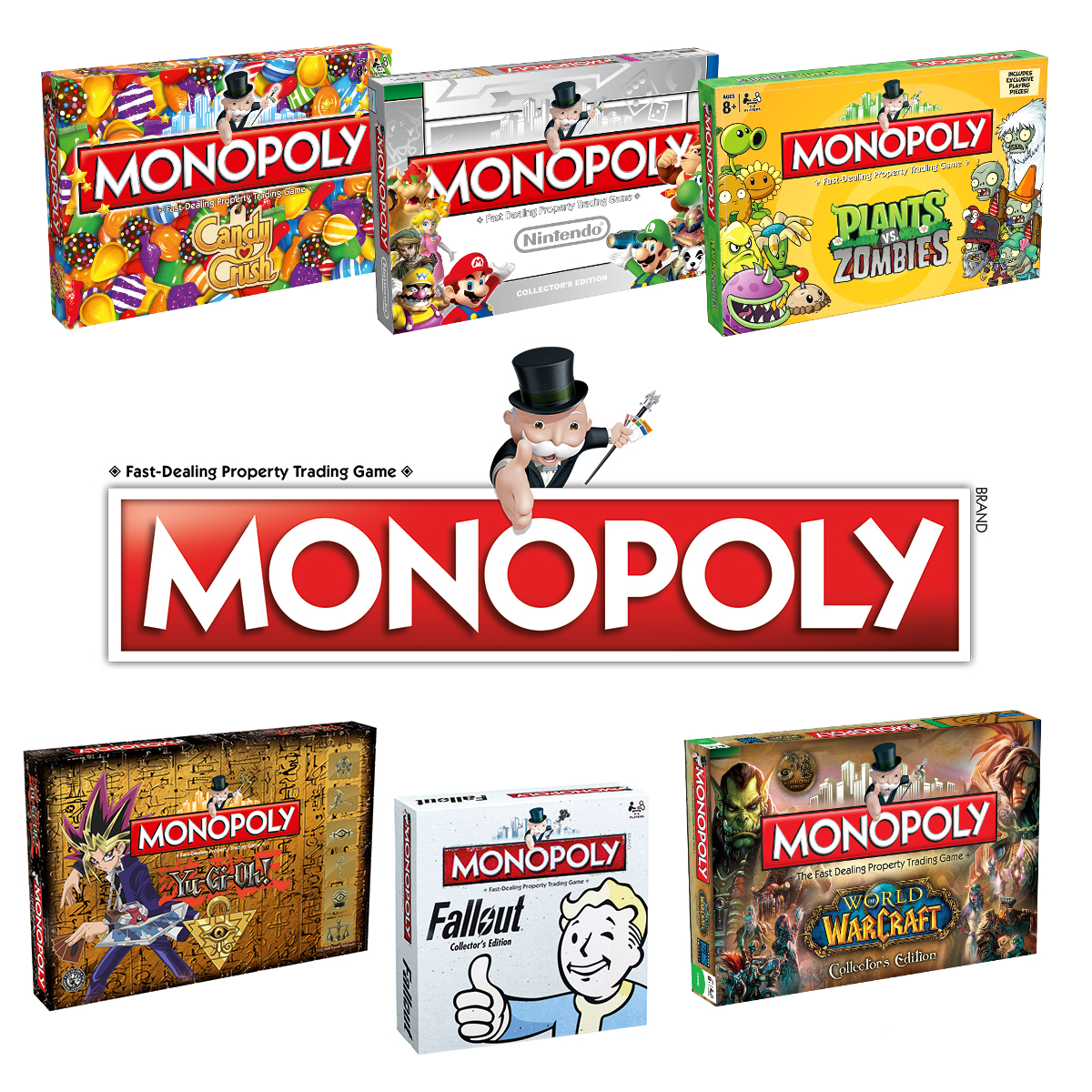 Brand new Monopoly board game – gaming editions inc. Nintendo and ...