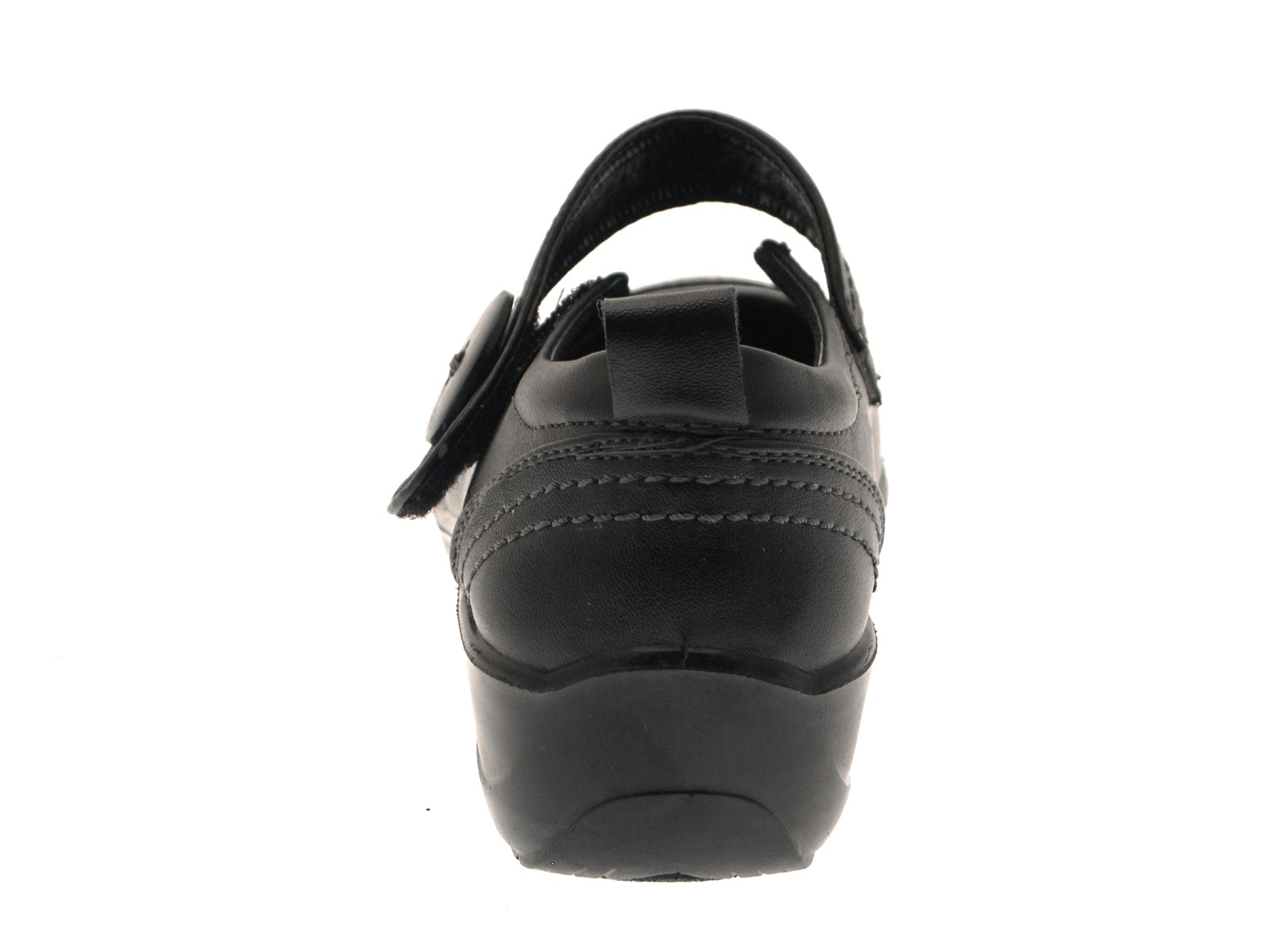 Womens Girls Black Mary Jane Flat Work School Ladies Low Heel Comfort Shoes Size
