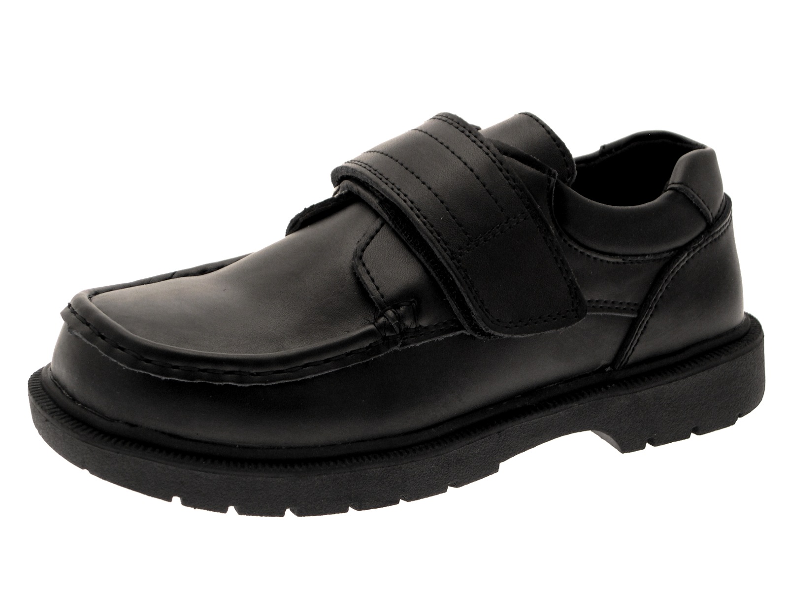 boys black school shoes