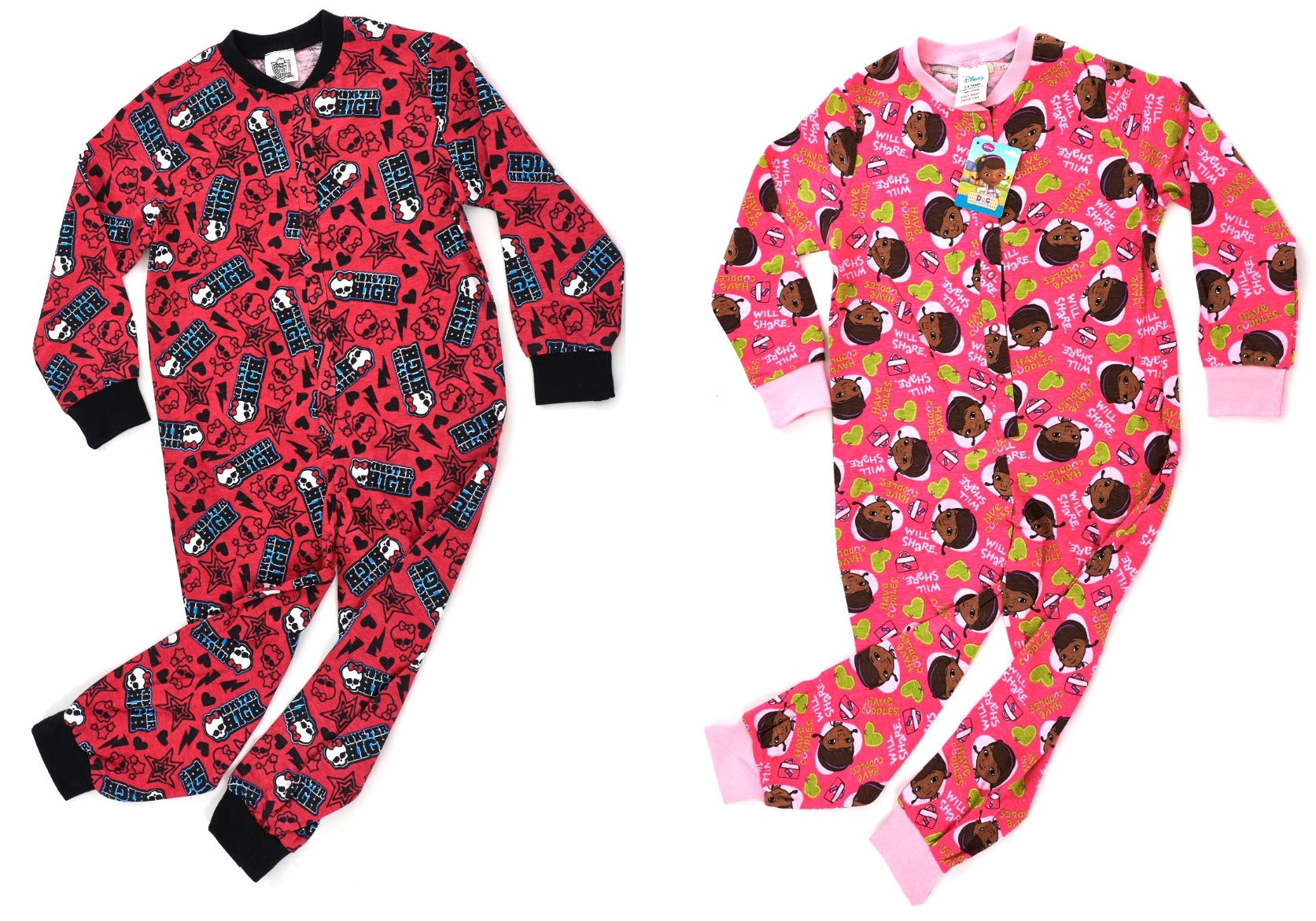 cotton all in one pyjamas