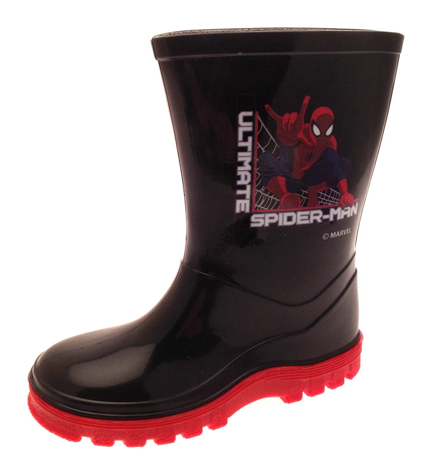 Boys Size Winter Boots Spiderman Rain Boots Size 13 Spider-Man