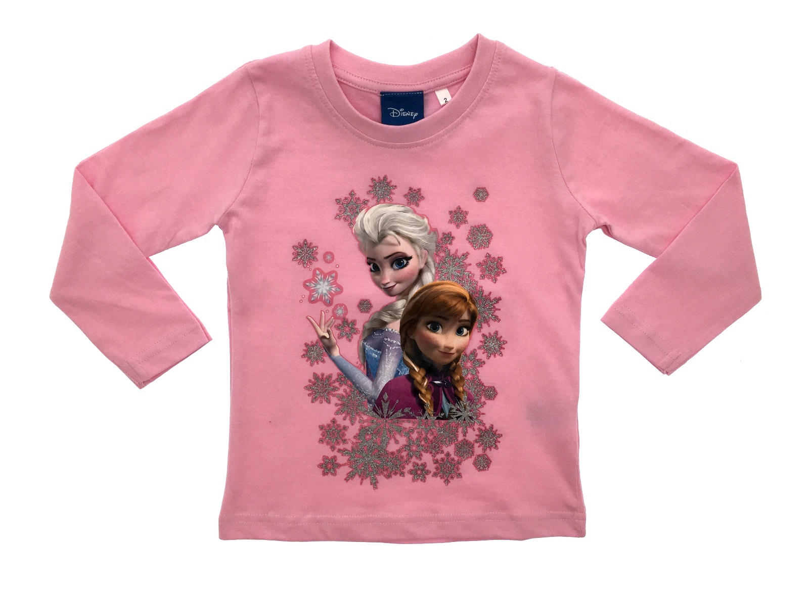 Disney Frozen Elsa Anna Olaf Long Sleeve T Shirt 100% Cotton Top Kids ...