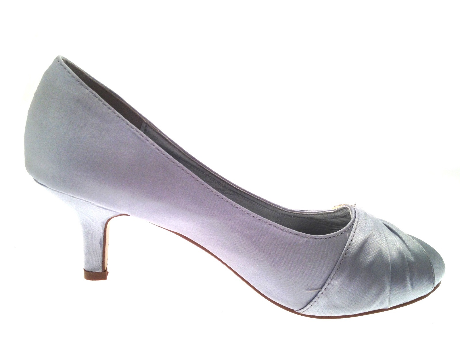 low heel grey wedding shoes