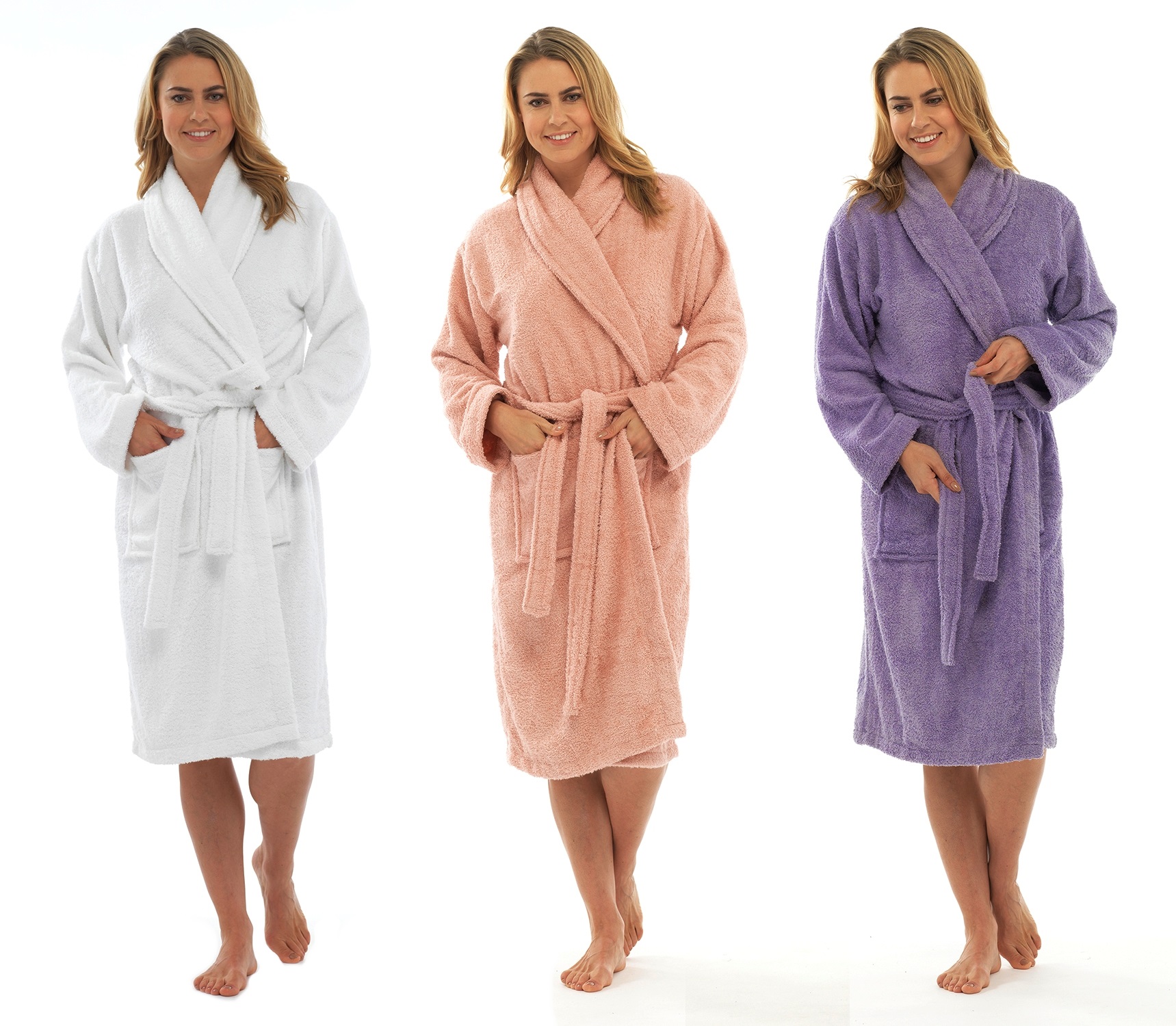 towelling dressing gown womens