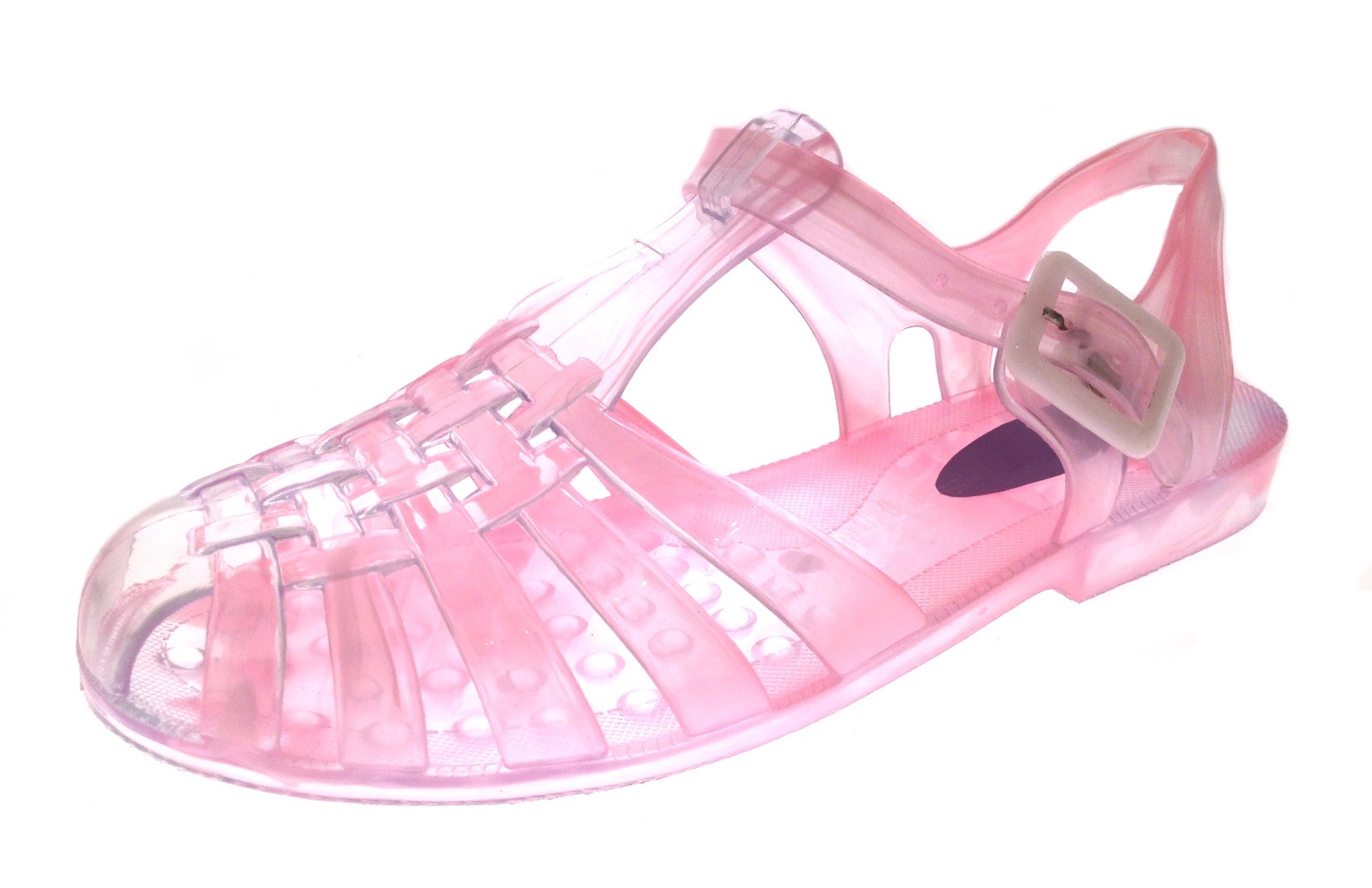 Rugged Bear Kids Boys Girls Closed-Toe Outdoor Sport Water Sandals - Beach Pool Slide Adjustable Strap Shoes Athletic Summer- Black Fuchsia (size 8 Toddler) | Sandals