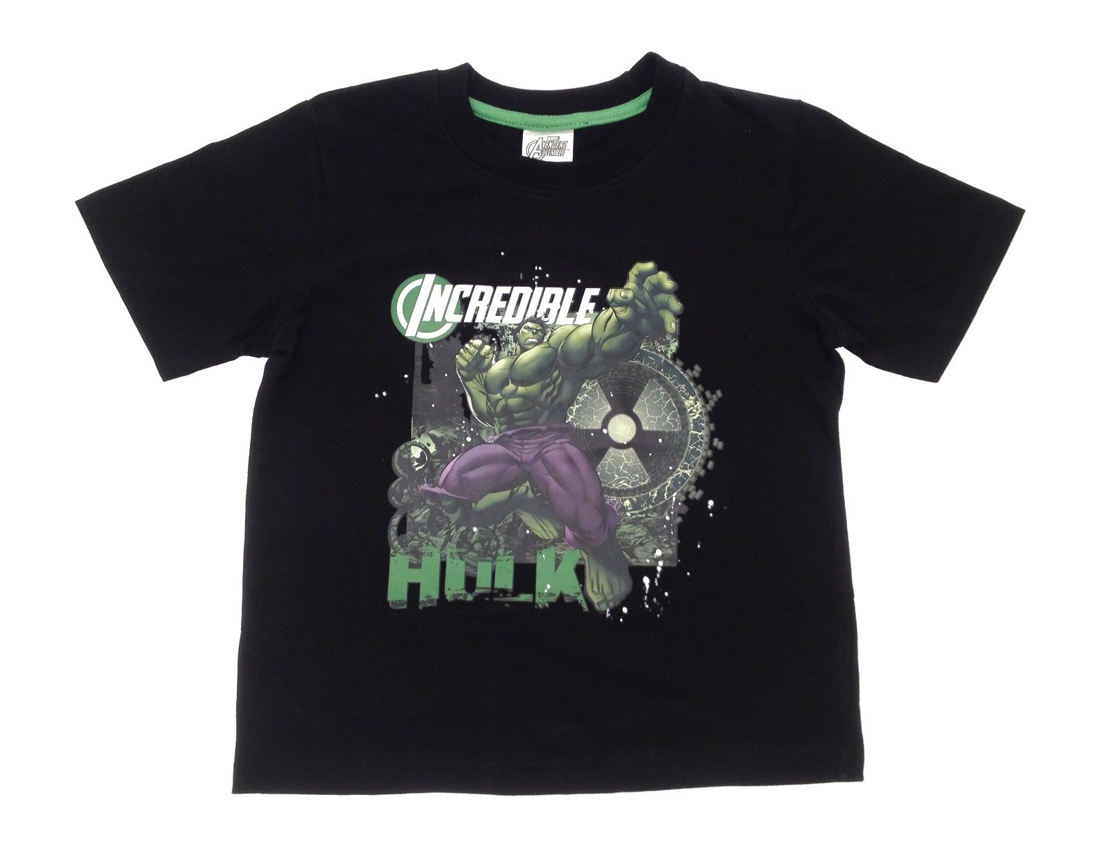 Boys Short Sleeve Avengers Incredible Hulk T Shirt Kids Summer Top Size ...