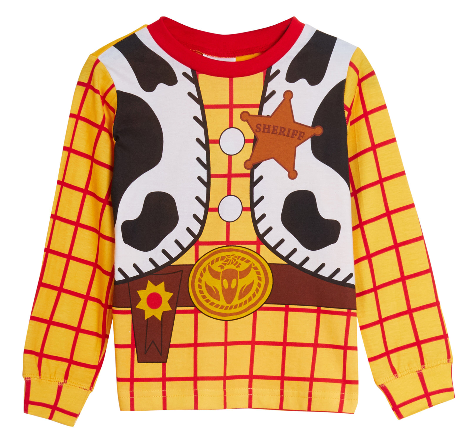Kids Boys Disney Toy Story Woody Dress Up Costume Pyjamas Pjs Size UK 1-6 Years