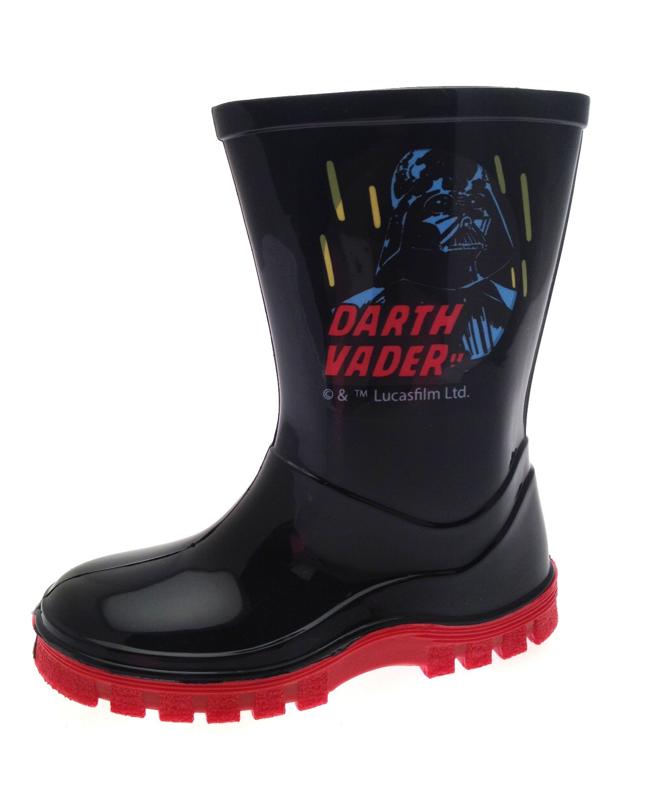Disney Star Wars Wellington Boots Darth Vader Wellies Kids