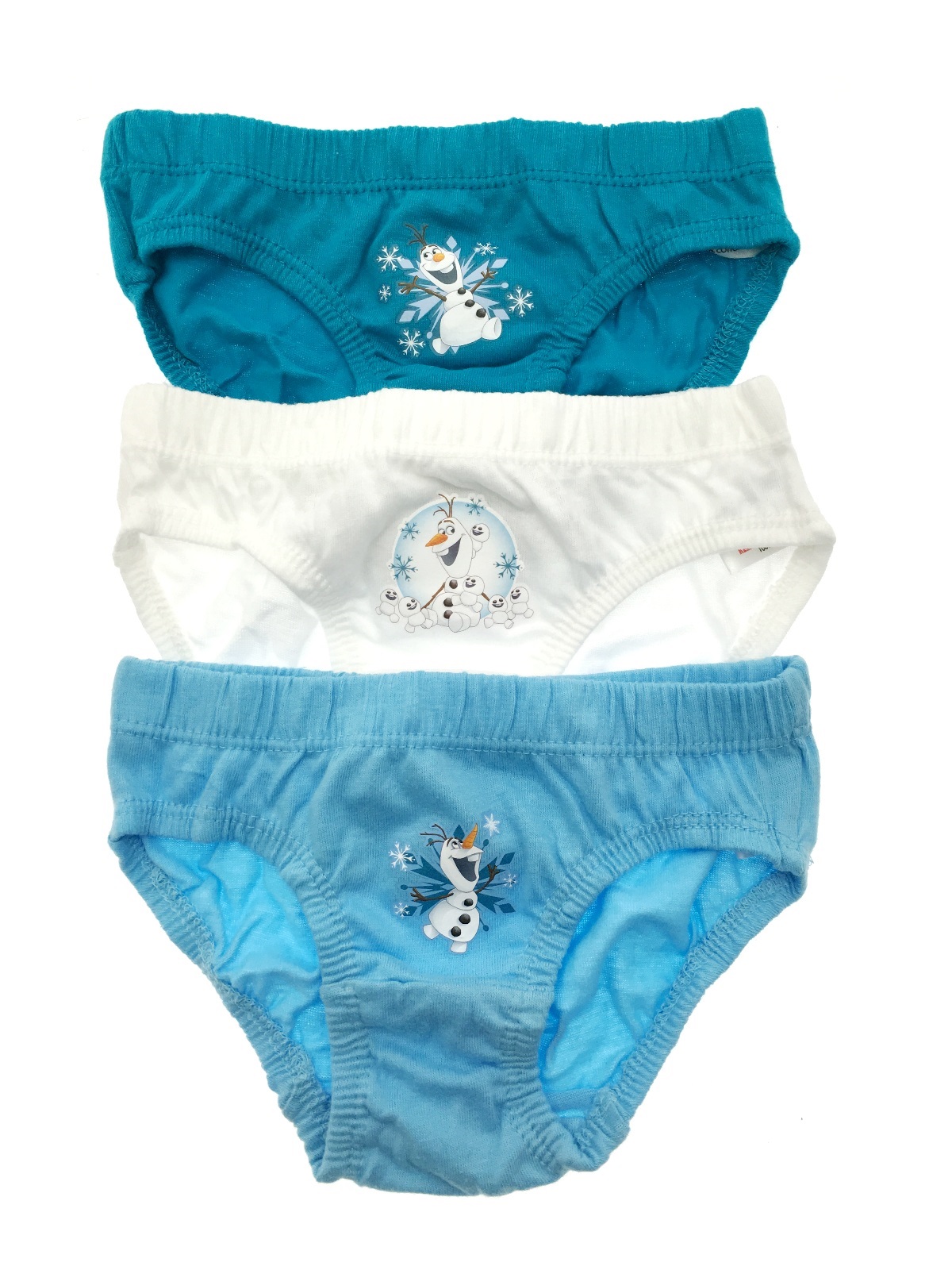 Kids Boys 3 Pack Disney Frozen Olaf Underwear Pants Briefs Set Size 1-5 ...