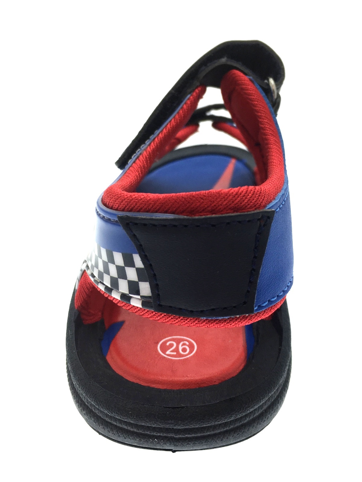 Boys Lightning McQueen From Cars Flat Sandals With Fully Adjustable ...