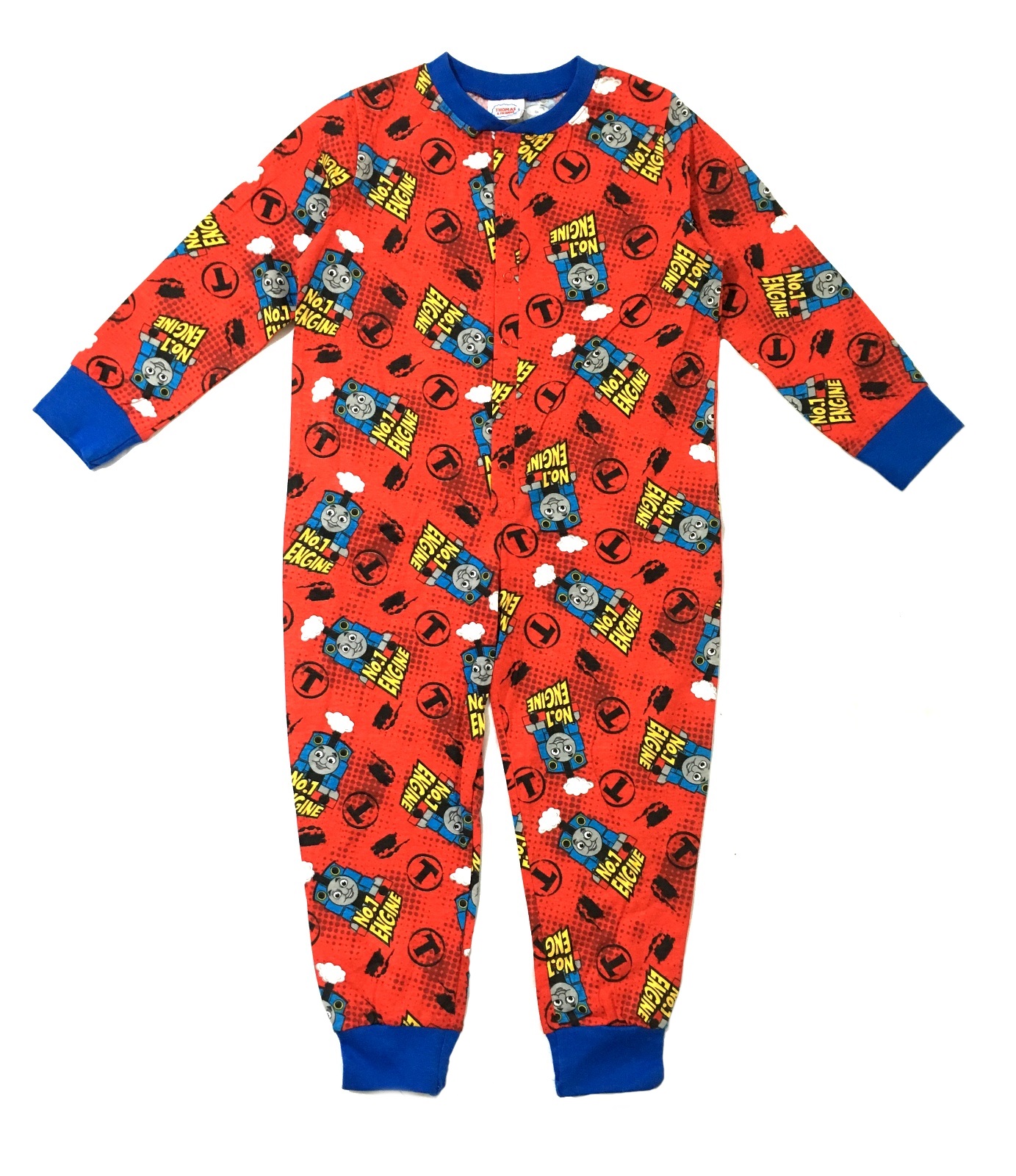 Kids Boys 100% Cotton Onesies Pyjamas Superhero Pj's Sleep Suit Size 4 ...