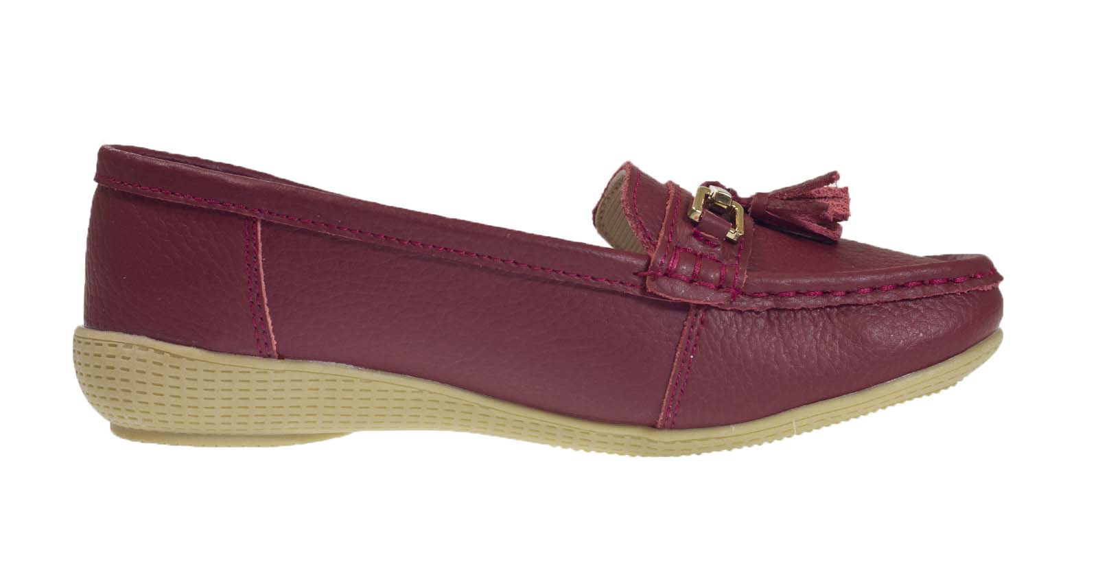 Womens Leather Driving Comfort Shoes Moccasins Cushioned Loafers Ladies Size eBay