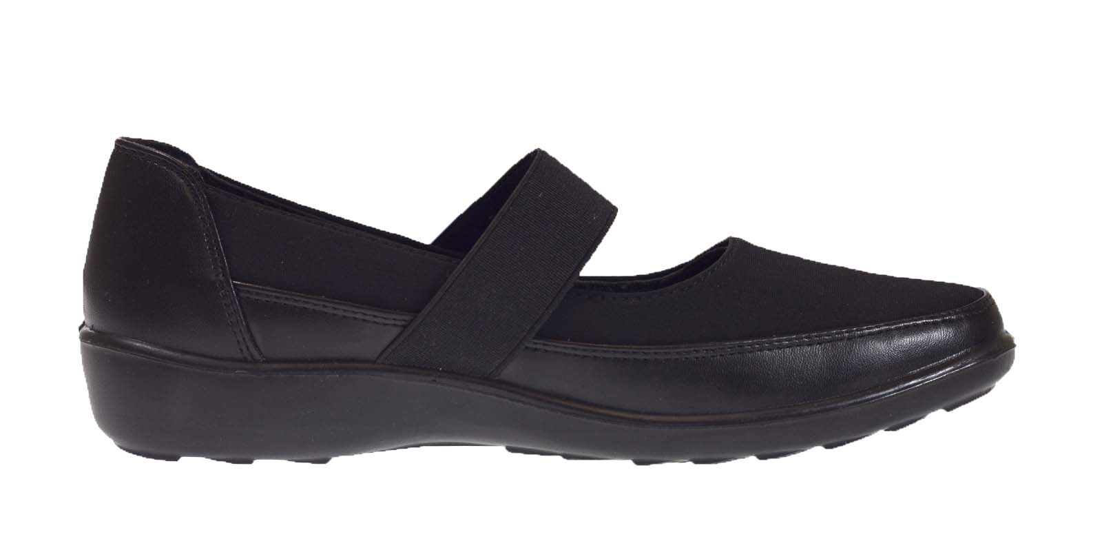 Womens Stretch Elastic Work Shoes Flat Memory Foam Comfort Shoes