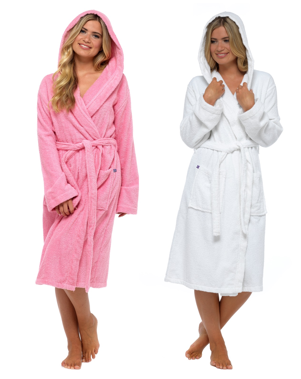 towelling dressing gown womens