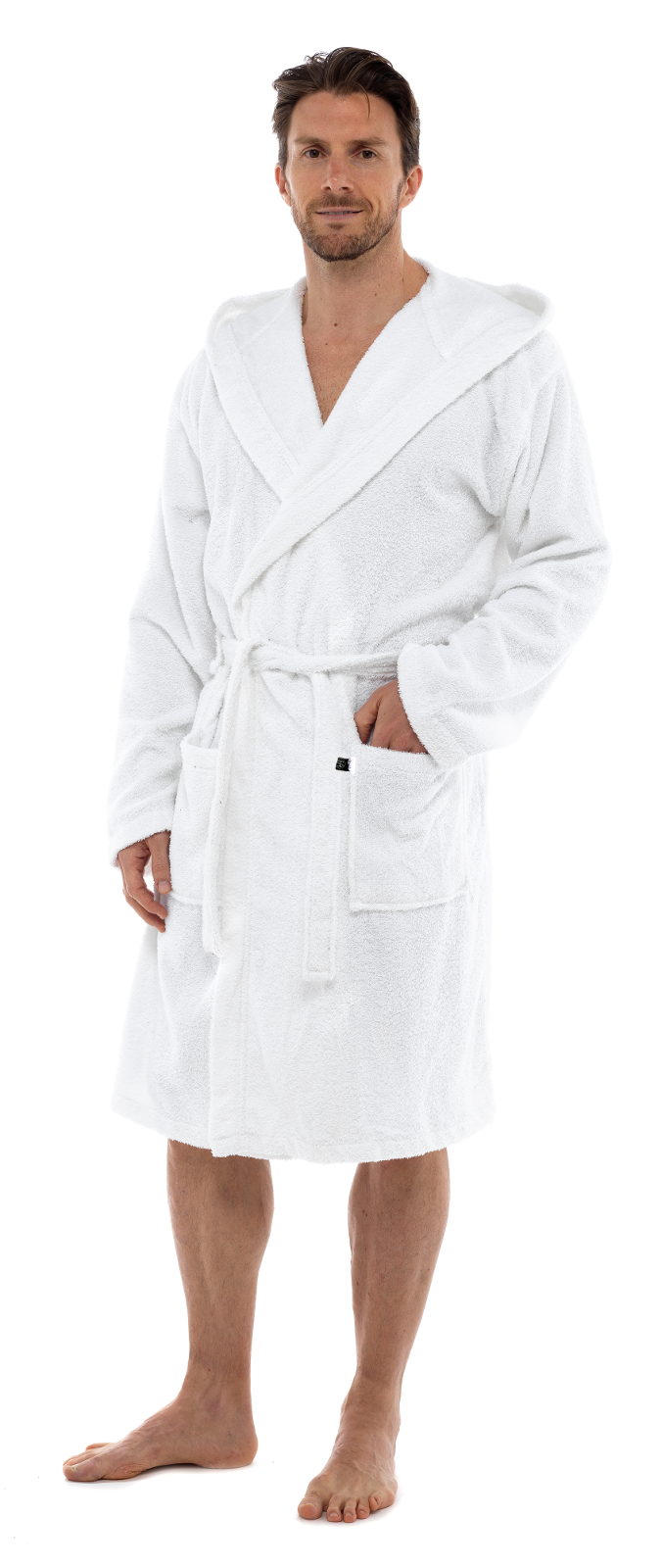 Mens Pure 100% Cotton Luxury Towelling Bath Robes Dressing Gowns Size UK M - XL - Picture 49 of 51