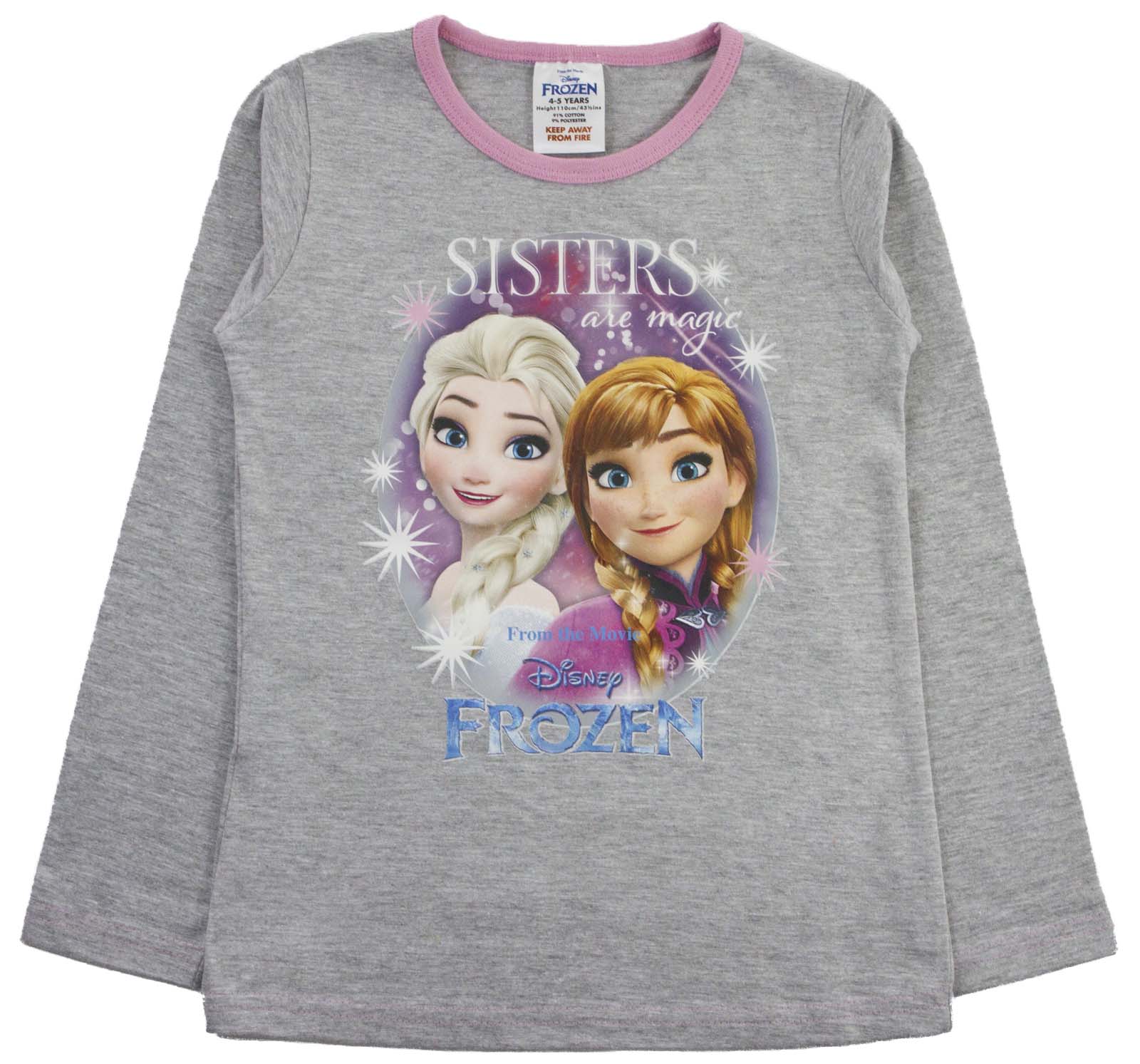 Girls Frozen Pjs Official Disney Long Pyjamas Elsa Anna Pyjamas Pj’s ...