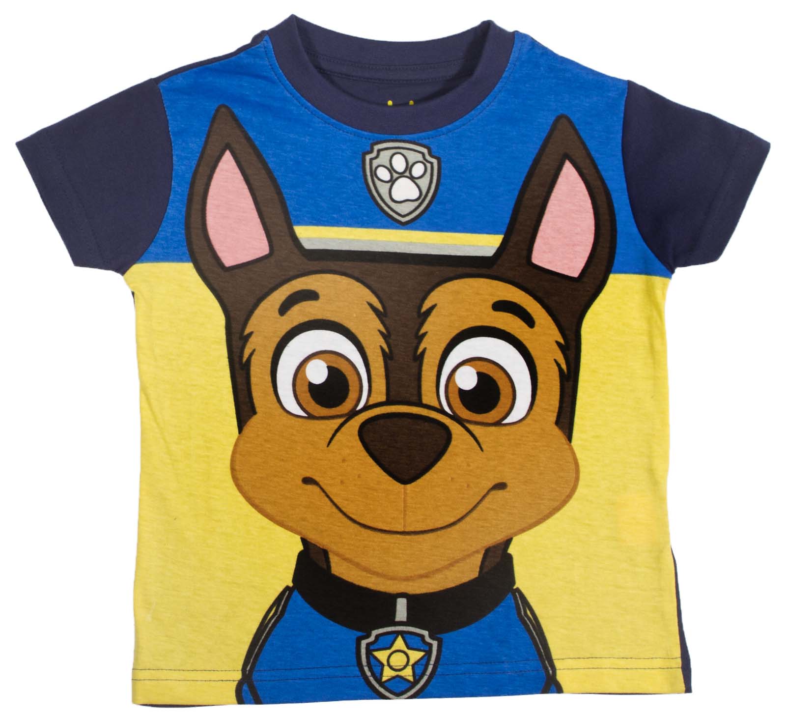 Paw Patrol T Shirt With Face Mask Short Sleeve Top Skye Chase Marshall ...