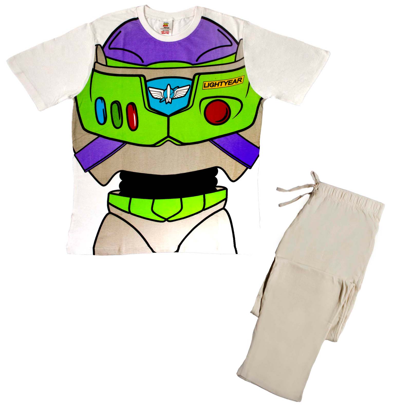 Mens Novelty Character Pjs Pyjamas Long 2 Piece Costume Lounge Set