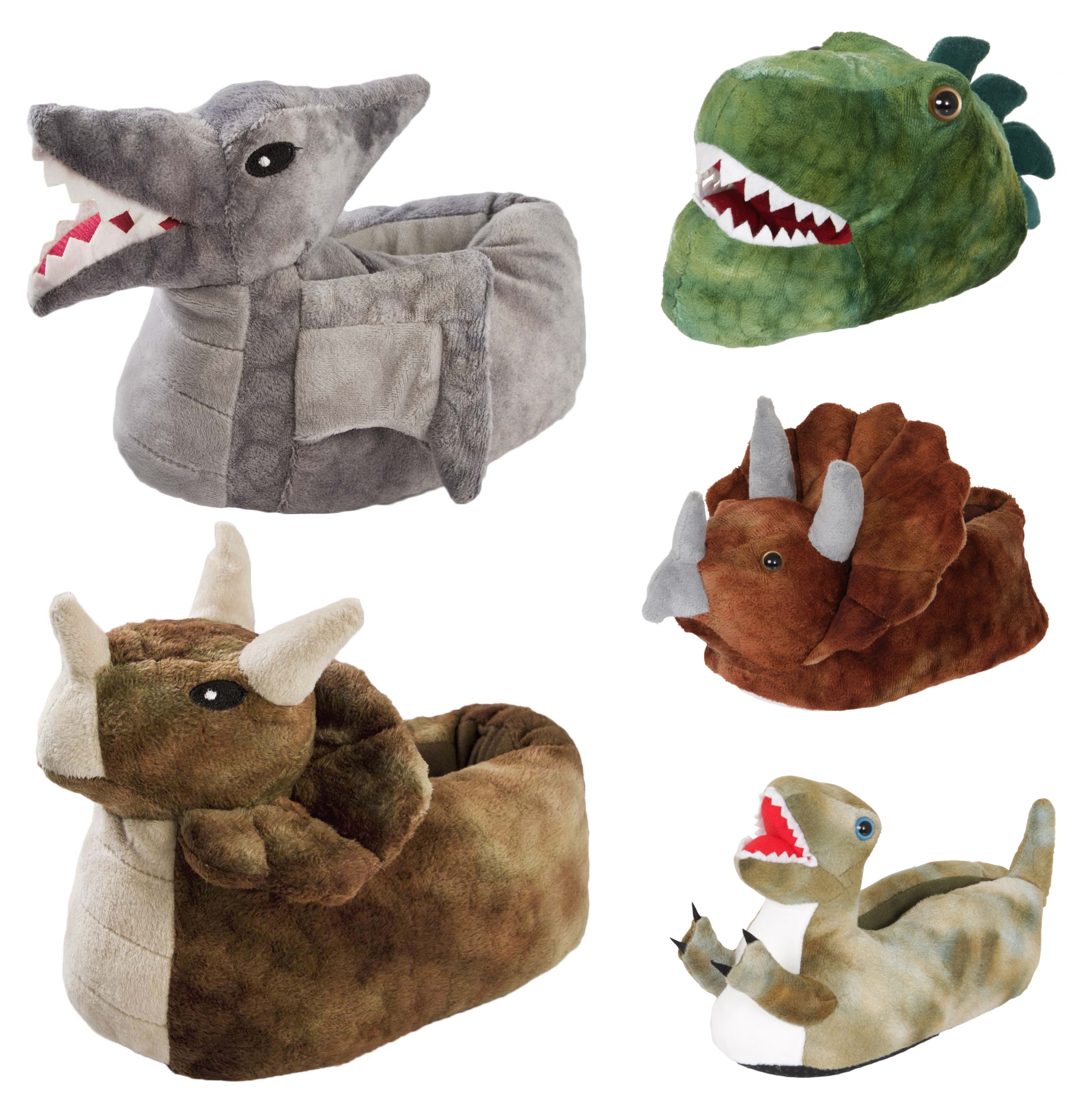 kids dinosaur slippers