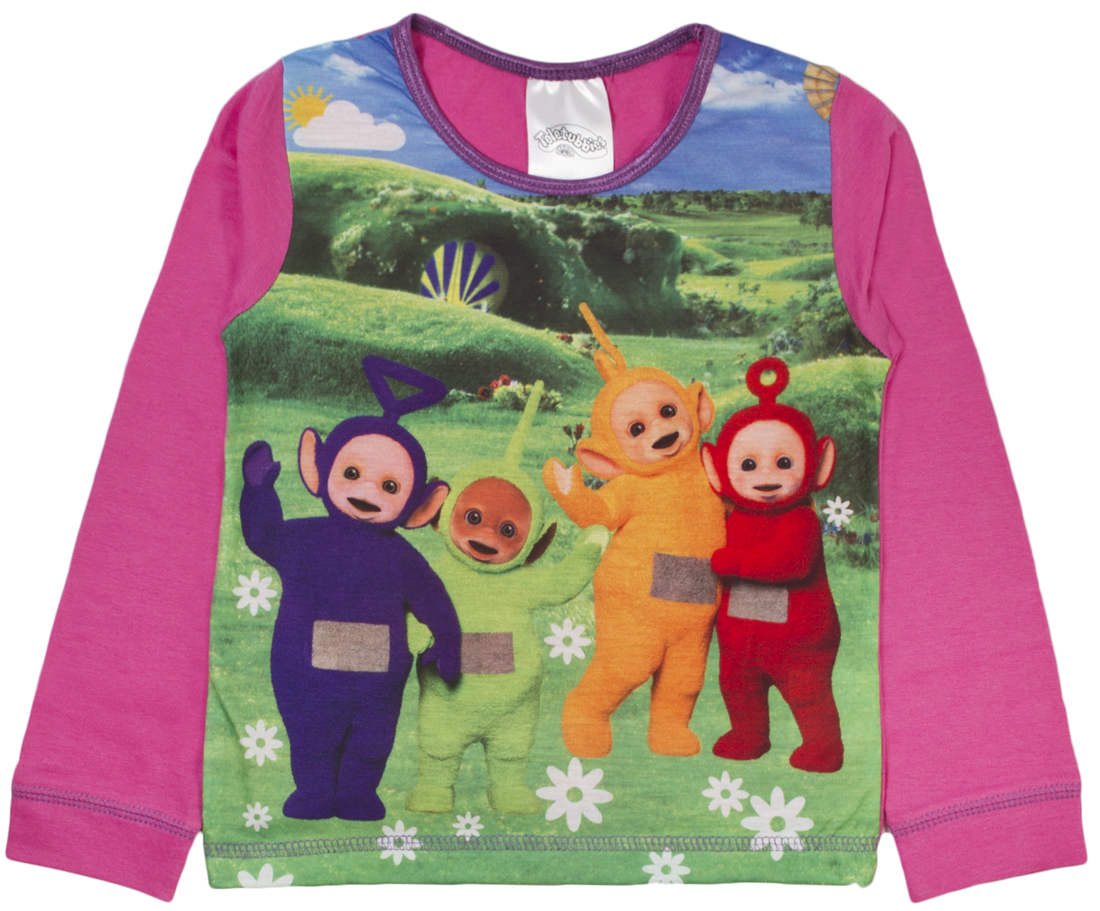 Boys Girls Teletubbies Pyjamas Pjs Full Length PJ Set Infant Nightwear