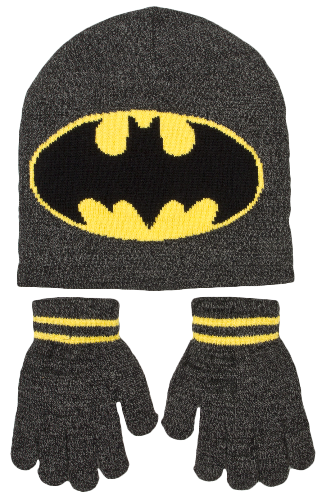 Batman Boys 2 Piece Knit Hat and Mittens Set