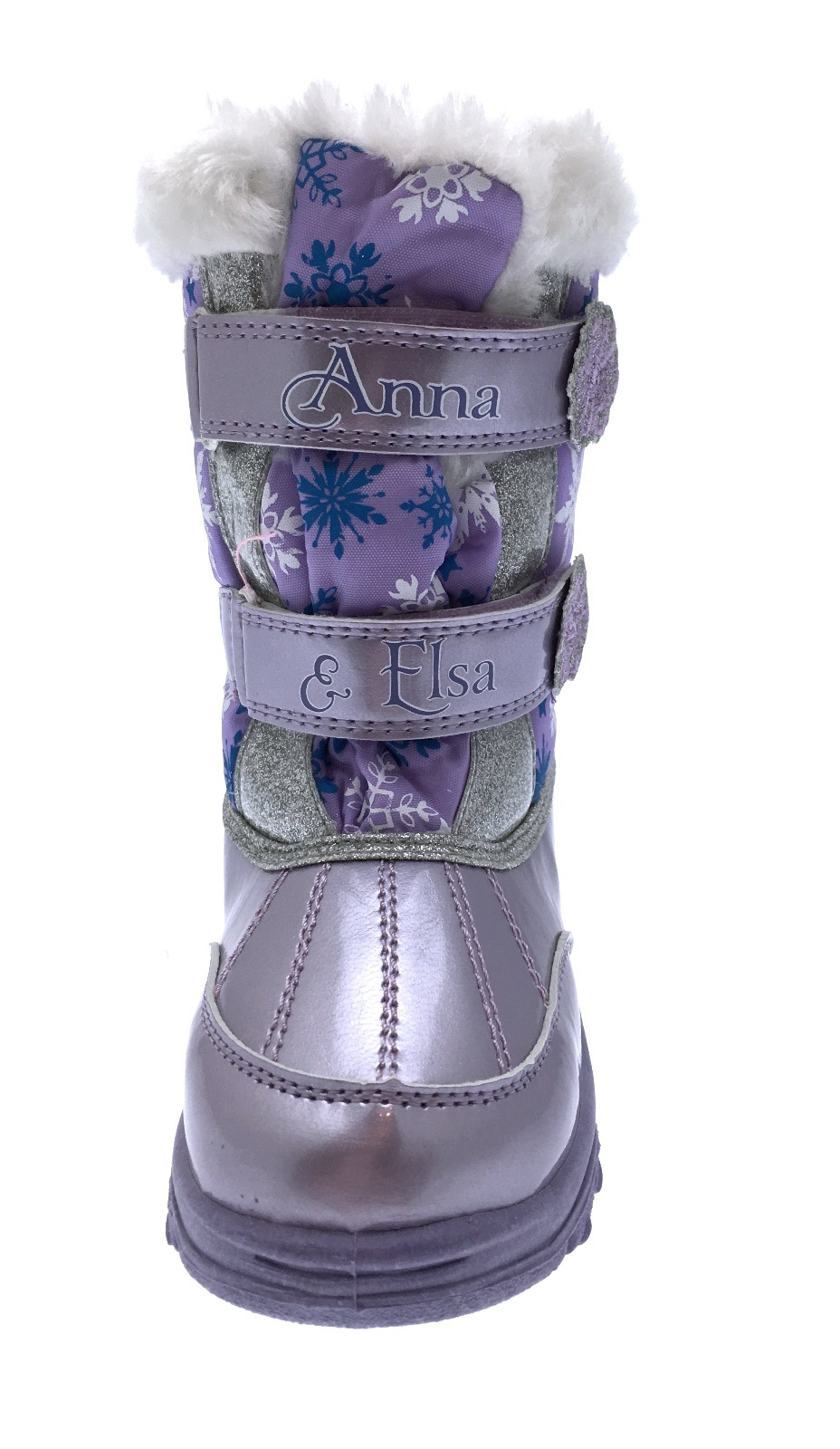 Kids Girls Disney Frozen Elsa Anna Snow Boots Waterproof Rain Wellies Size 7-13