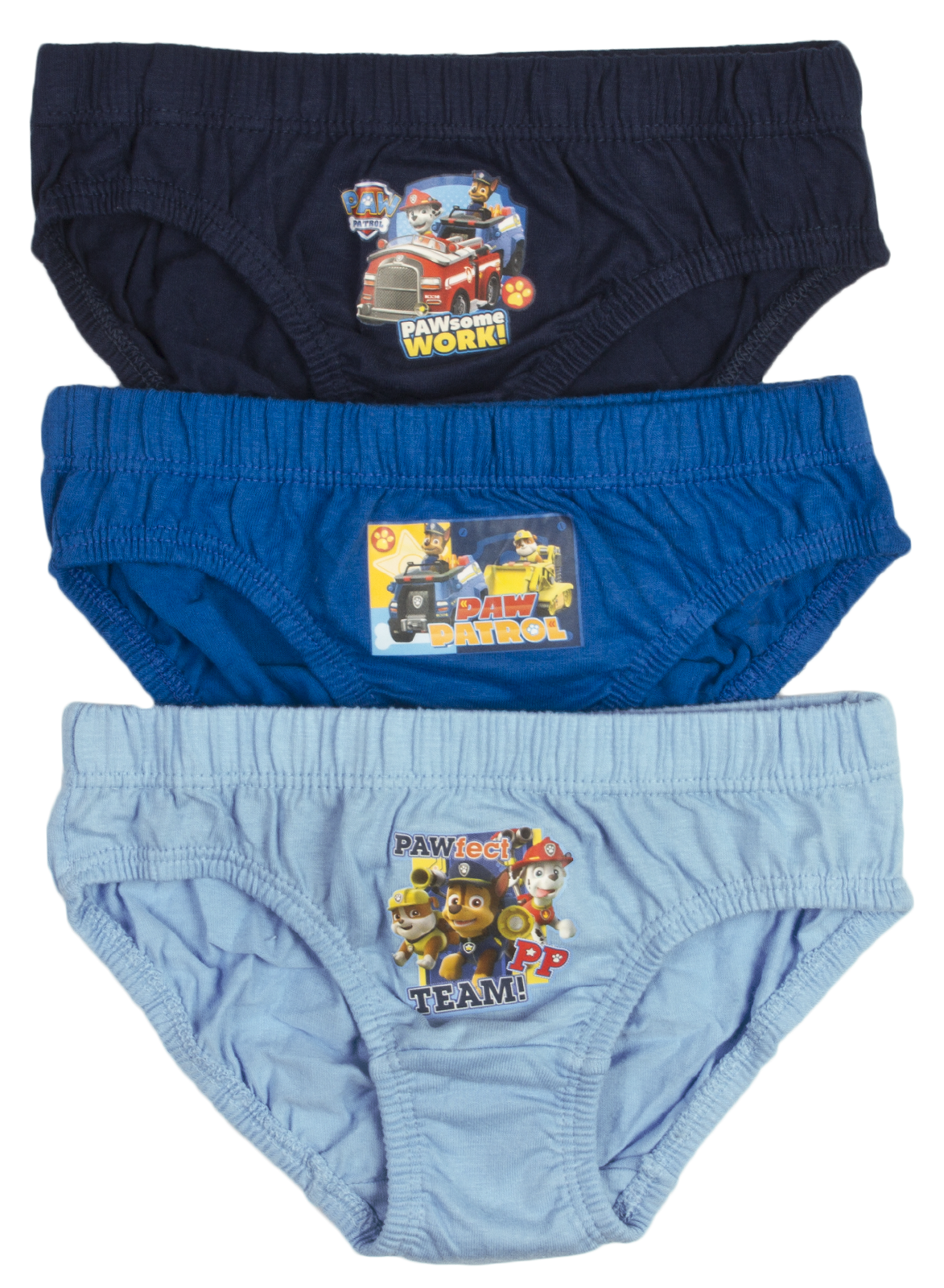 Text Boys Paw Patrol Briefs Kids Underwear Character Pants