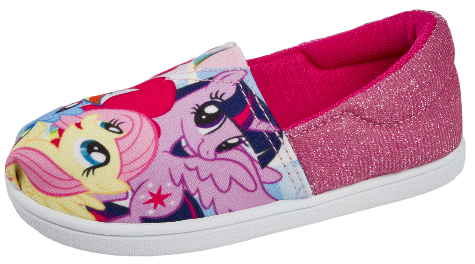 Girls My Little Pony Skate Shoes Slip On Canvas Pumps Flat Trainers ...