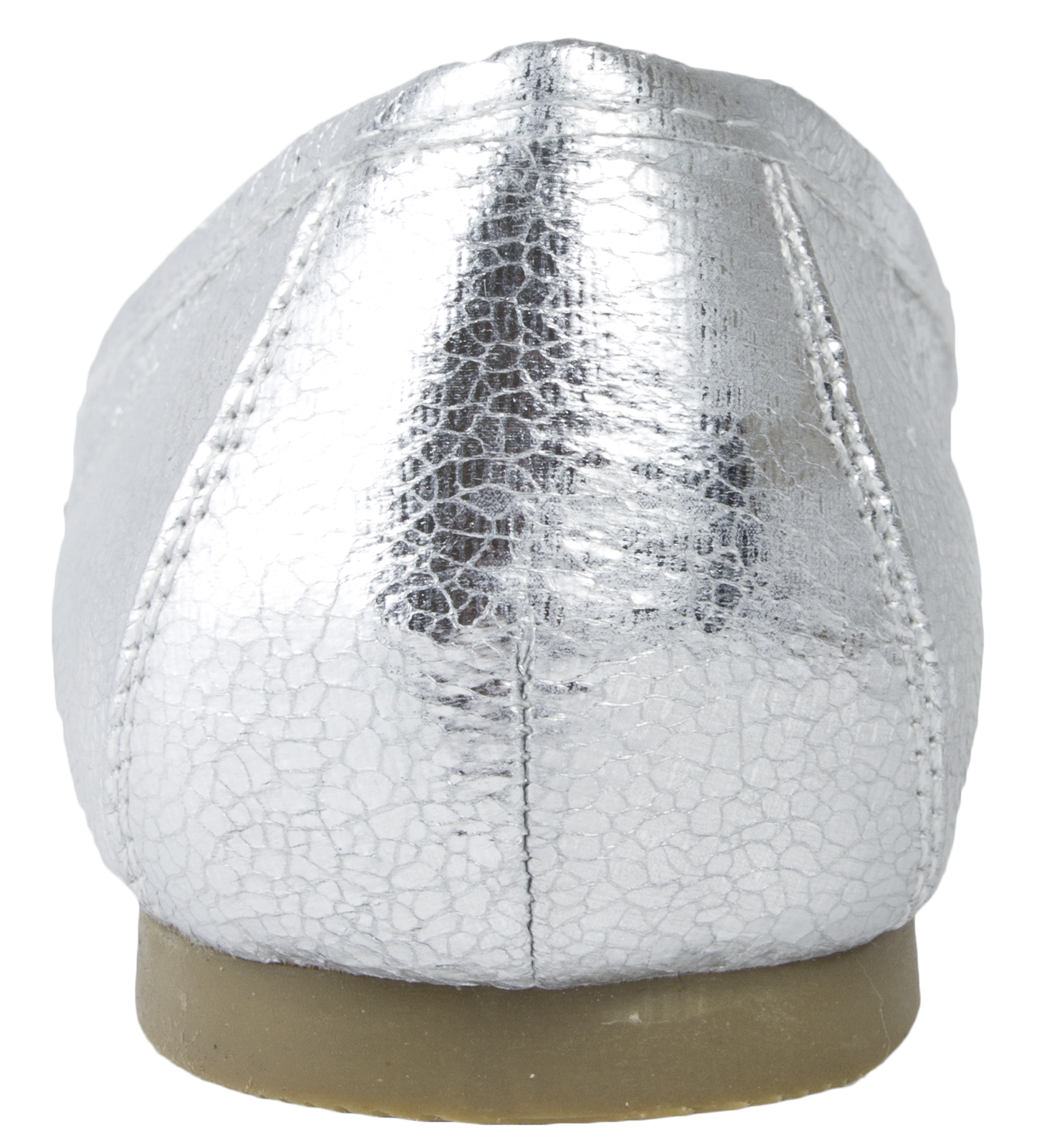 metallic ballet pumps