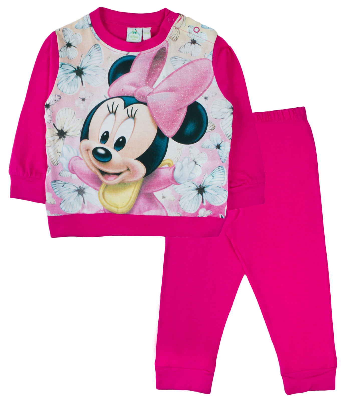 Baby Boys Girls Pyjamas Toddlers Disney Mickey Minnie Mouse Pjs Size 6