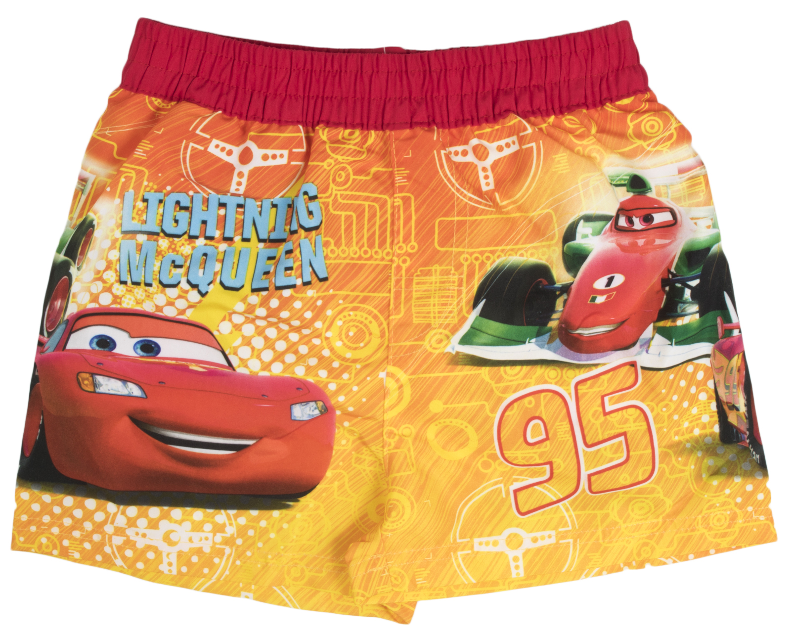 Boys Lightning McQueen Swim Shorts Disney Cars Beach Swimming Trunks