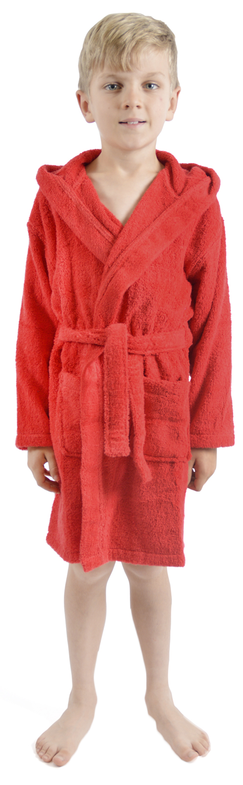towelling hooded robe