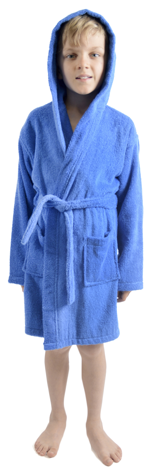towelling hooded robe