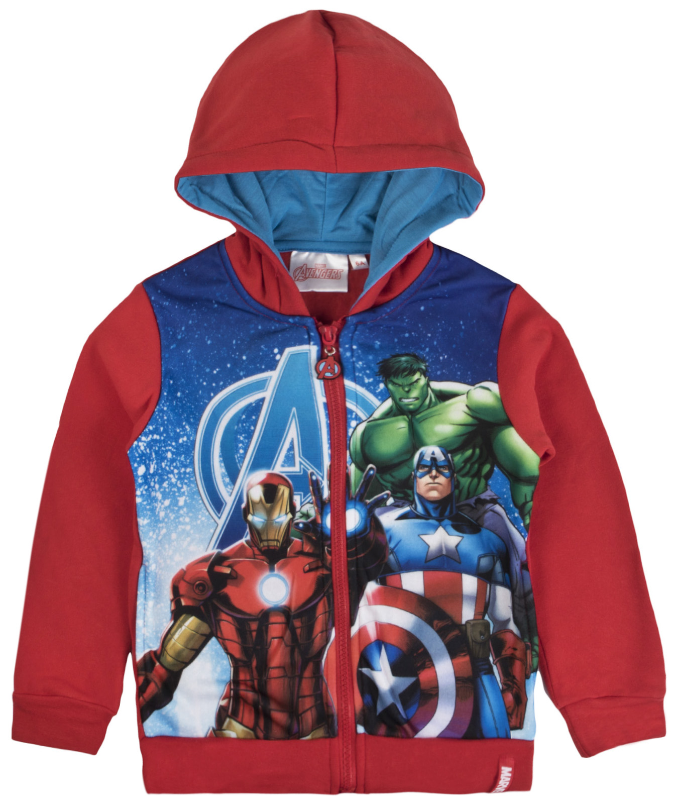 avengers hoodie durban Hero Avengers Kids Zip Novelty Hoodie Marvel Super Boys