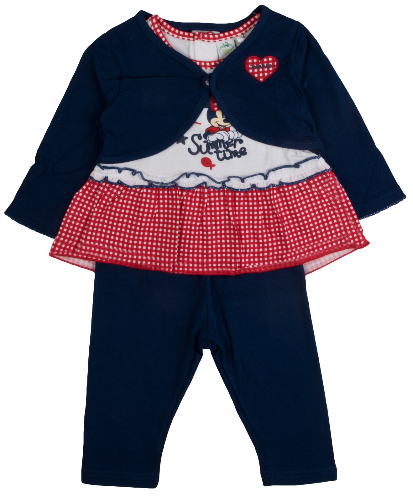 Disney Minnie Mouse Costume Ensemble 3 Pieces Robe Legging Cardigan Bebe Fille Taille Ebay