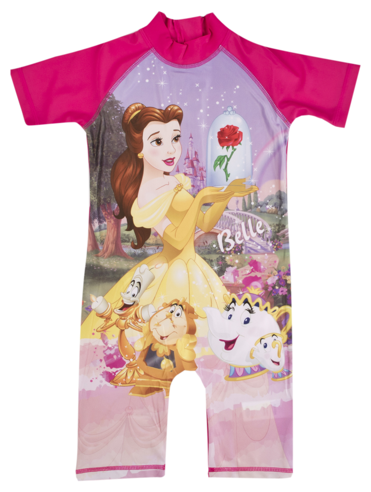 Disney Princesa Belle Traje De Sol Ninas Vacaciones De Playa Traje De Surf Traje Ninos Tamano Ebay